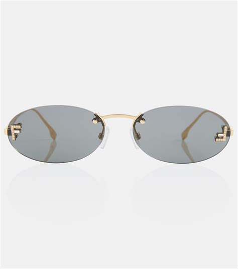 fendi first oval sunglasses